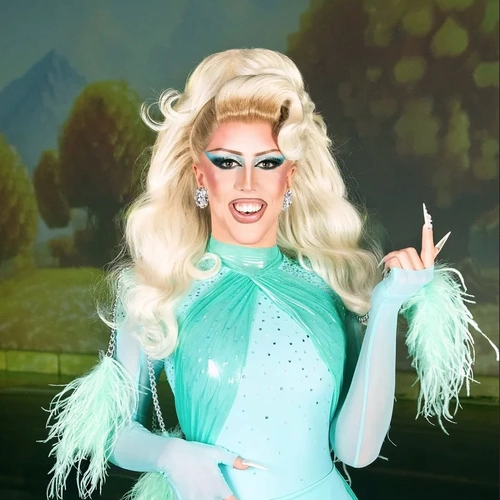 A dazzling Drag Bingo performance moment